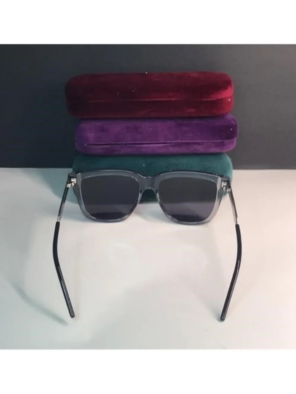 💯 Authentic - New GUCCI GG0976S 001 transparent